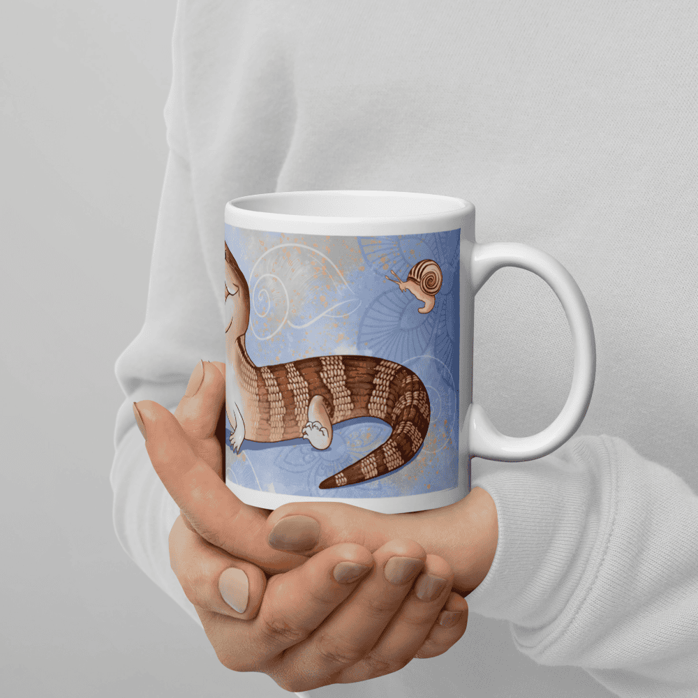 Blue Tongue Skink Cute Lizard Mug