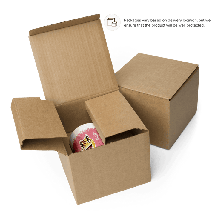 Pink Leopard Gecko Mug with Flowers