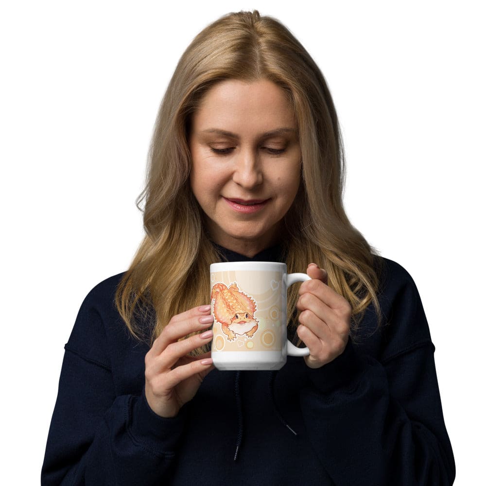 Mornings are Better with Pancakes Bearded Dragon, Cute Reptile Mug