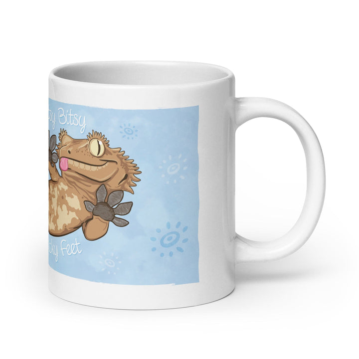 Crested Gecko Itsy Bitsy Feet Mug
