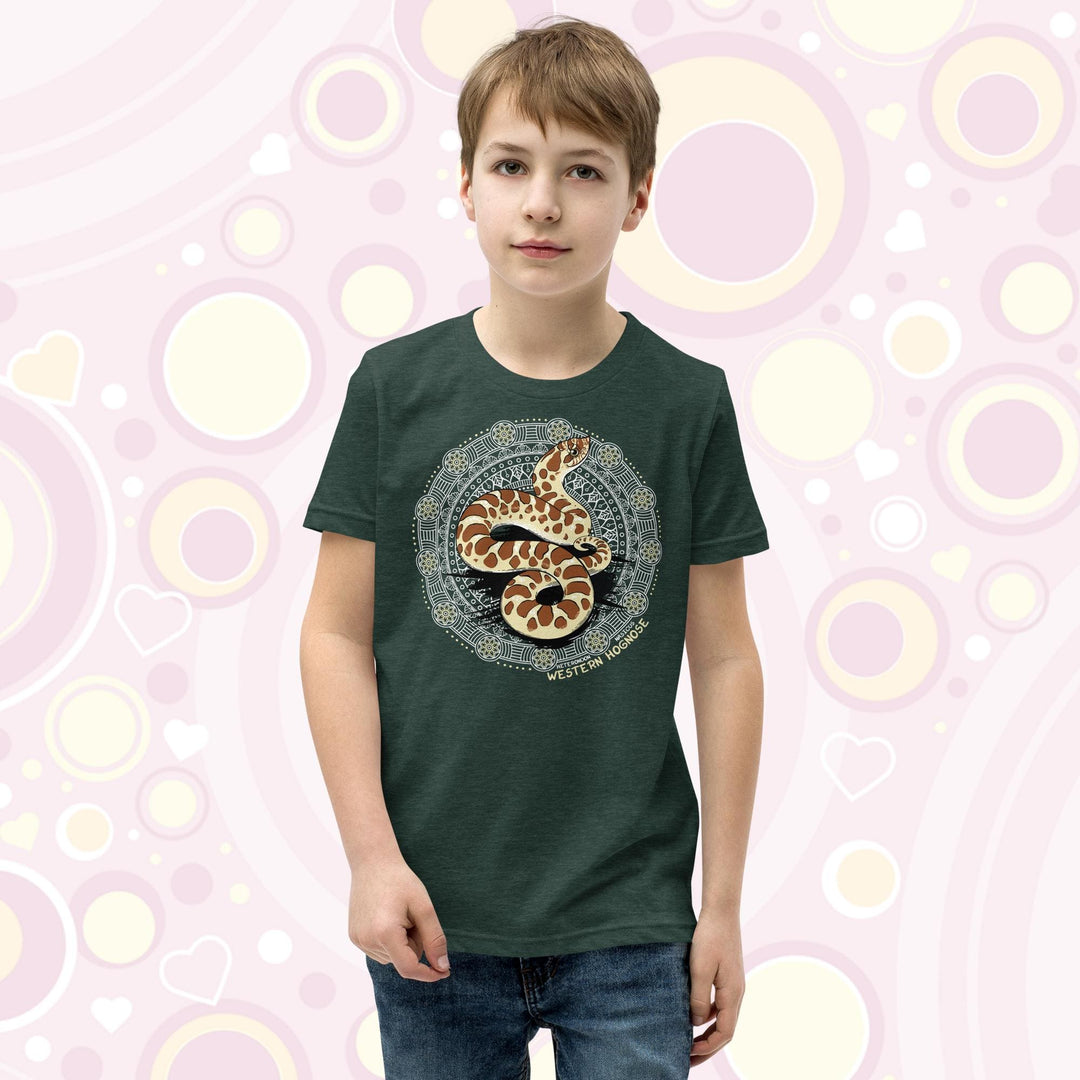 Camiseta juvenil con serpiente Hognose 