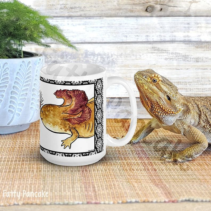 Me encanta una taza Lotl Axolotl, lindo regalo de anfibios café o taza de té 