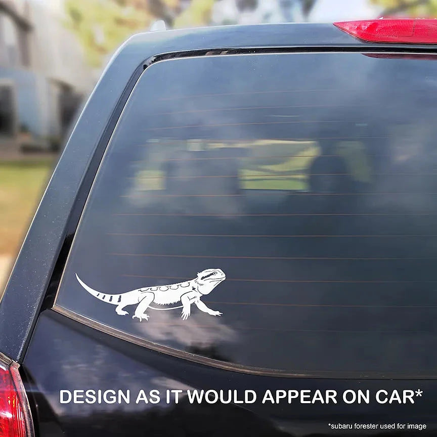Bearded dragon car decal clearance