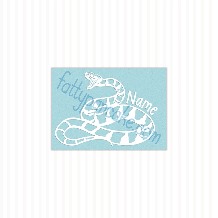 Mangrove Snake Decal, Waterproof Vinyl Decal, Cute Reptile Gift