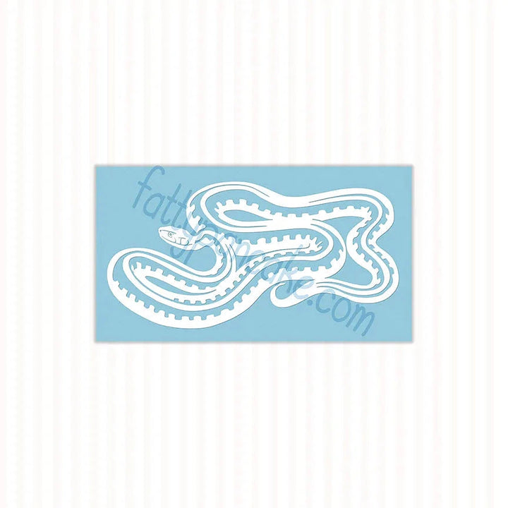 Garter Snake Decal, Waterproof Vinyl Decal, Cute Snake Reptile Gift