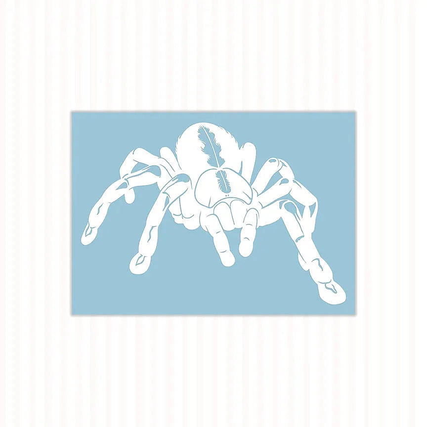 Gooty Sapphire Tarantula Decal, Waterproof Vinyl Decal, Cute Spider Gift