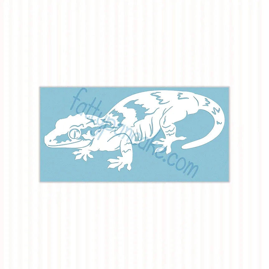 Calcomanía Gargoyle Gecko - Calcomanía de vinilo reticulada e impermeable, lindo regalo de reptil