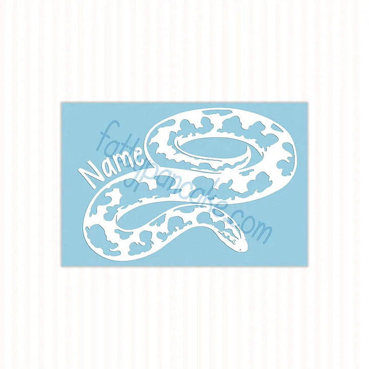 Sand Boa Decal, Waterproof Vinyl Decal, Cute Snake Reptile Gift