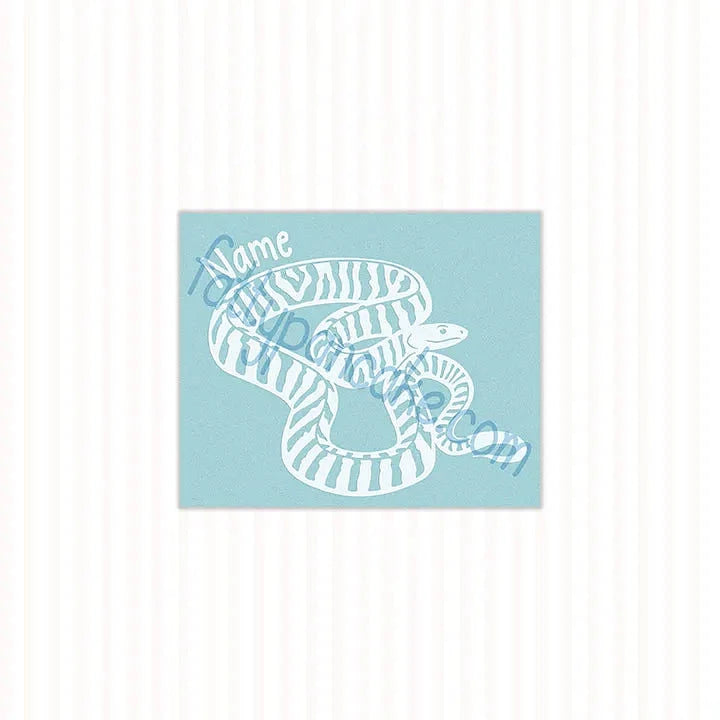 Woma Python Waterproof Vinyl Decal, Cute Reptile Gift