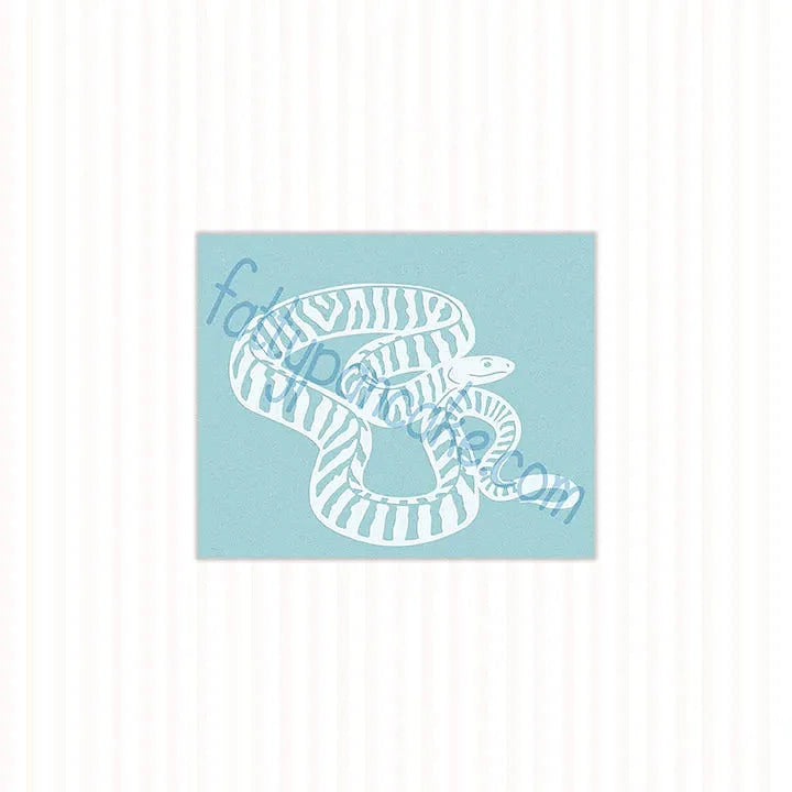 Woma Python Waterproof Vinyl Decal, Cute Reptile Gift