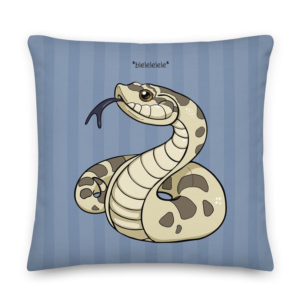 Cute Hognose Snake, Reptile Square Pillow