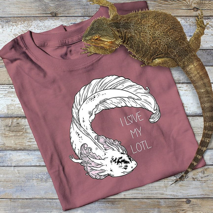 Me encanta mi camiseta Lotl Axolotl 