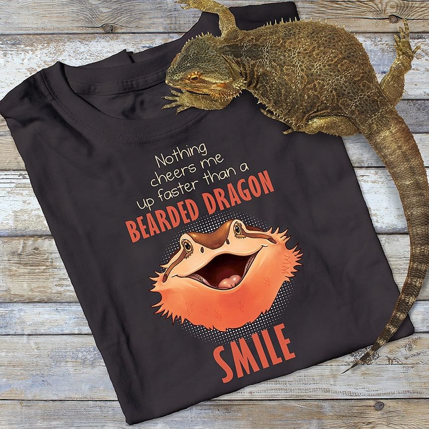 Nada me anima, linda camiseta unisex del dragón barbudo 