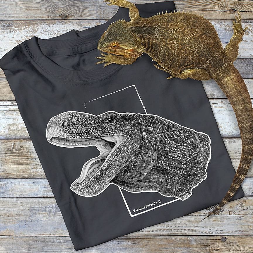 Camiseta unisex Monitor de cocodrilo 