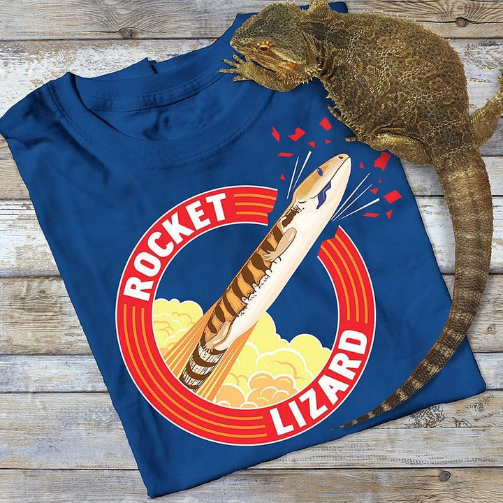 Camiseta Skink con lengua azul de Rocket Lizard 