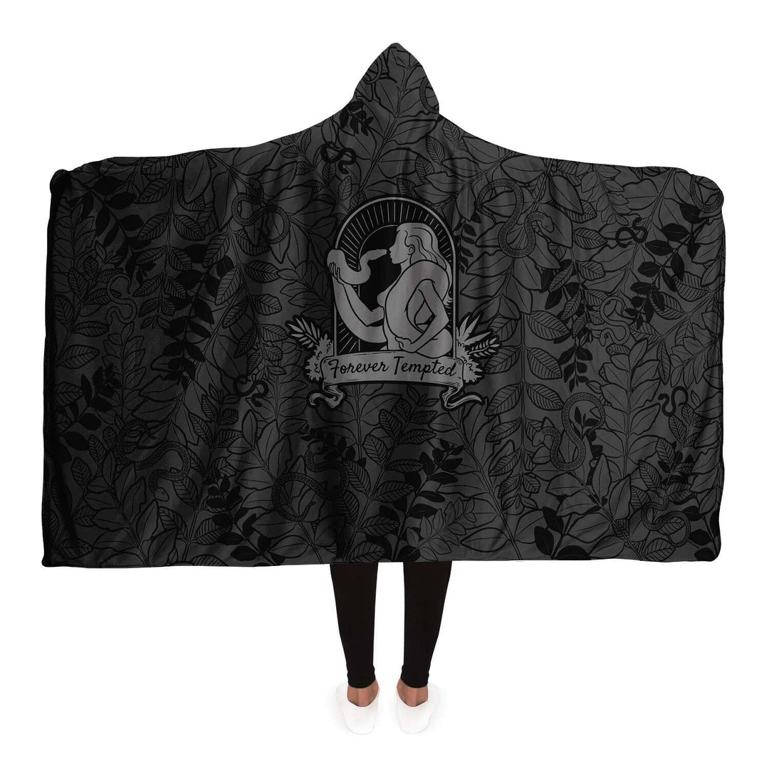 Forever Tempted Snake Blanket with Hoodie, Cute Reptile Gift