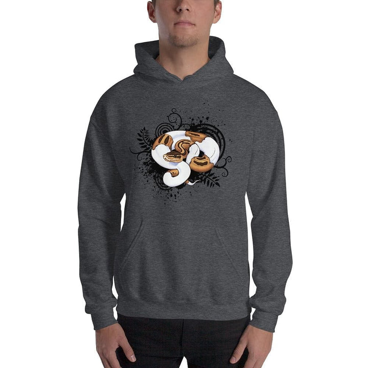 Pied Ball Python Snake Hoodie, Reptile Gift Pullover