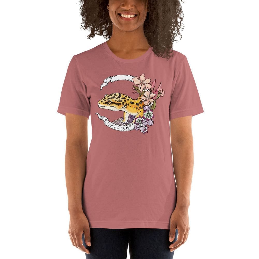 Camiseta con estampado de leopardo Gecko 