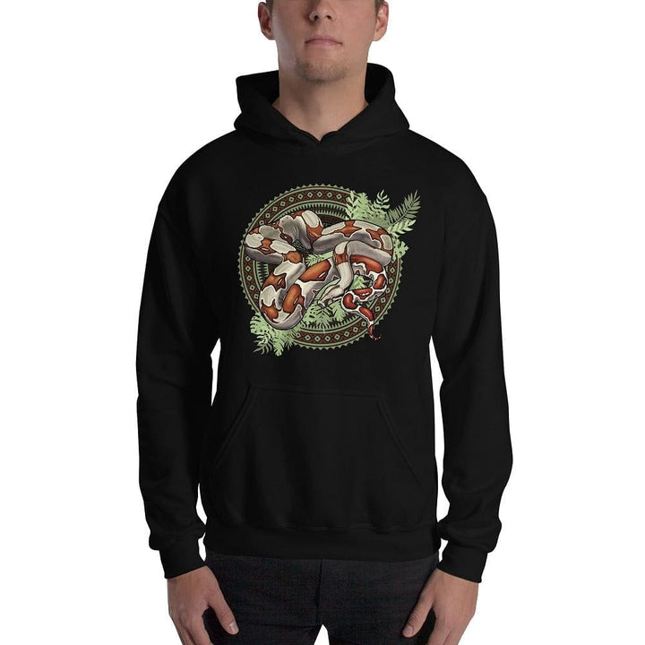 Red Tailed Boa Constrictor Hoodie, Snake Reptile Gift Pullover