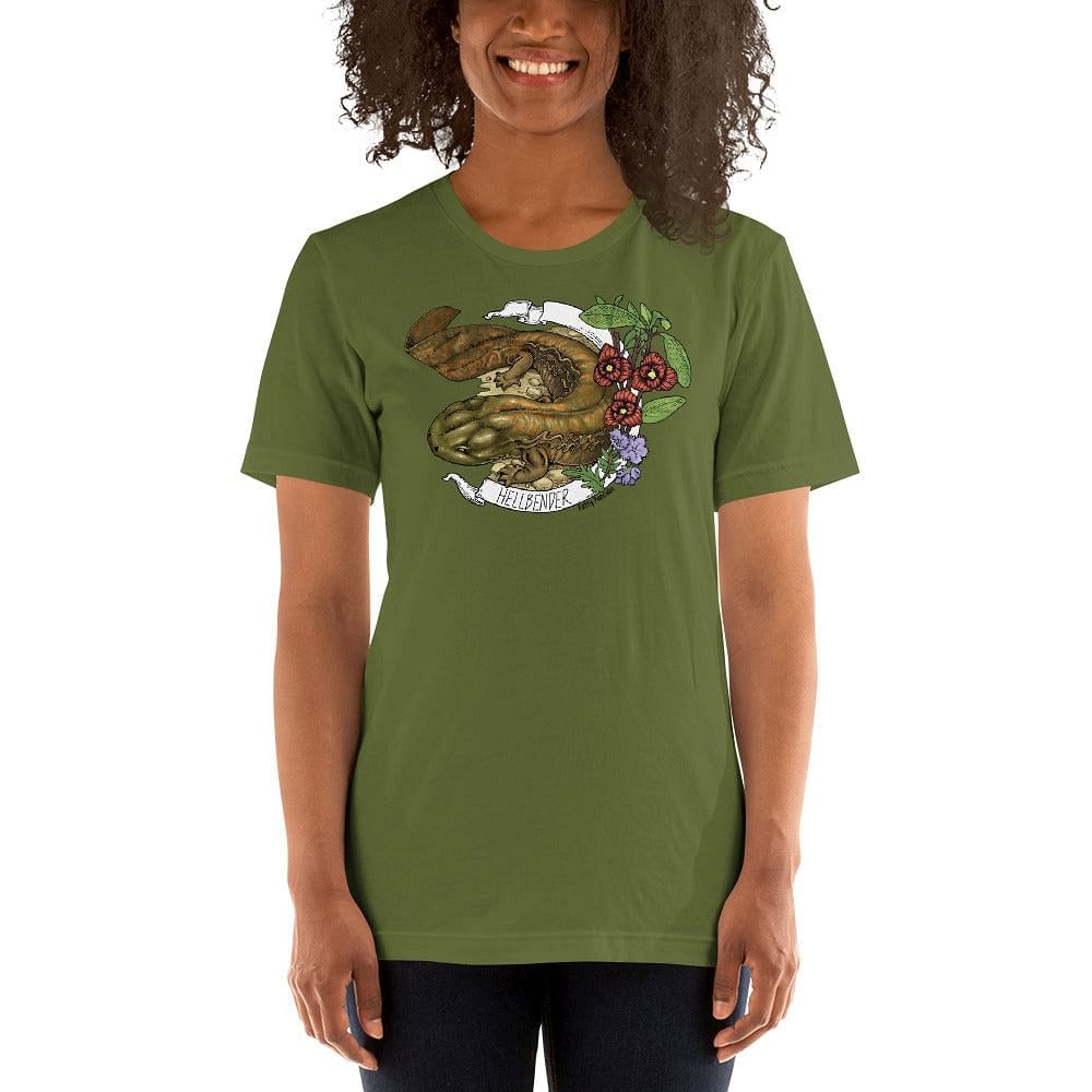 Camiseta con pancarta Hellbender Snot Otter 