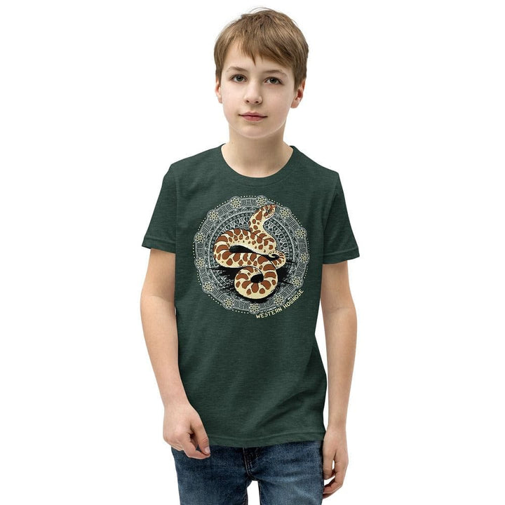 Camiseta juvenil con serpiente Hognose 