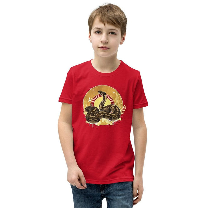 Camiseta juvenil de pitón con bola otoñal 
